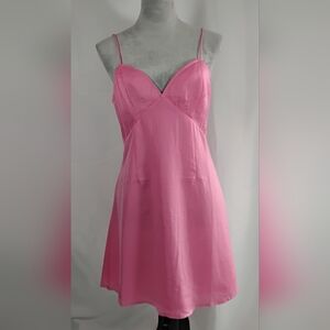 Wild Honey Pink Mini Slip Dress Size Medium